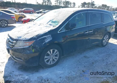 2014 Honda Odyssey Ex-L z USA, uszkodzony, nr VIN 5FNRL5H61EB129099